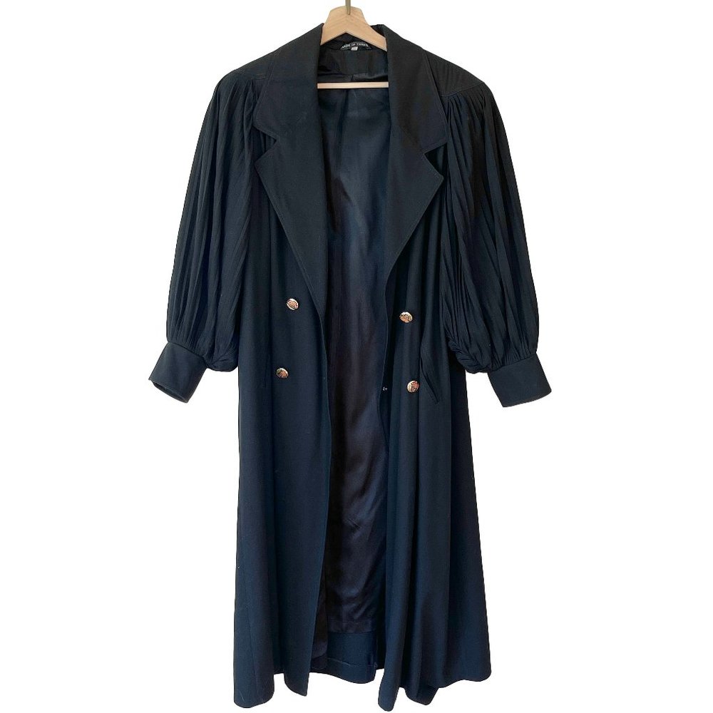 Vtg Oversized Avant Garde Trench Coat